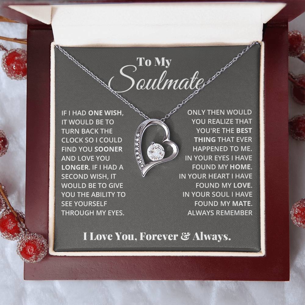 Forever Love Necklace for Soulmate - Always