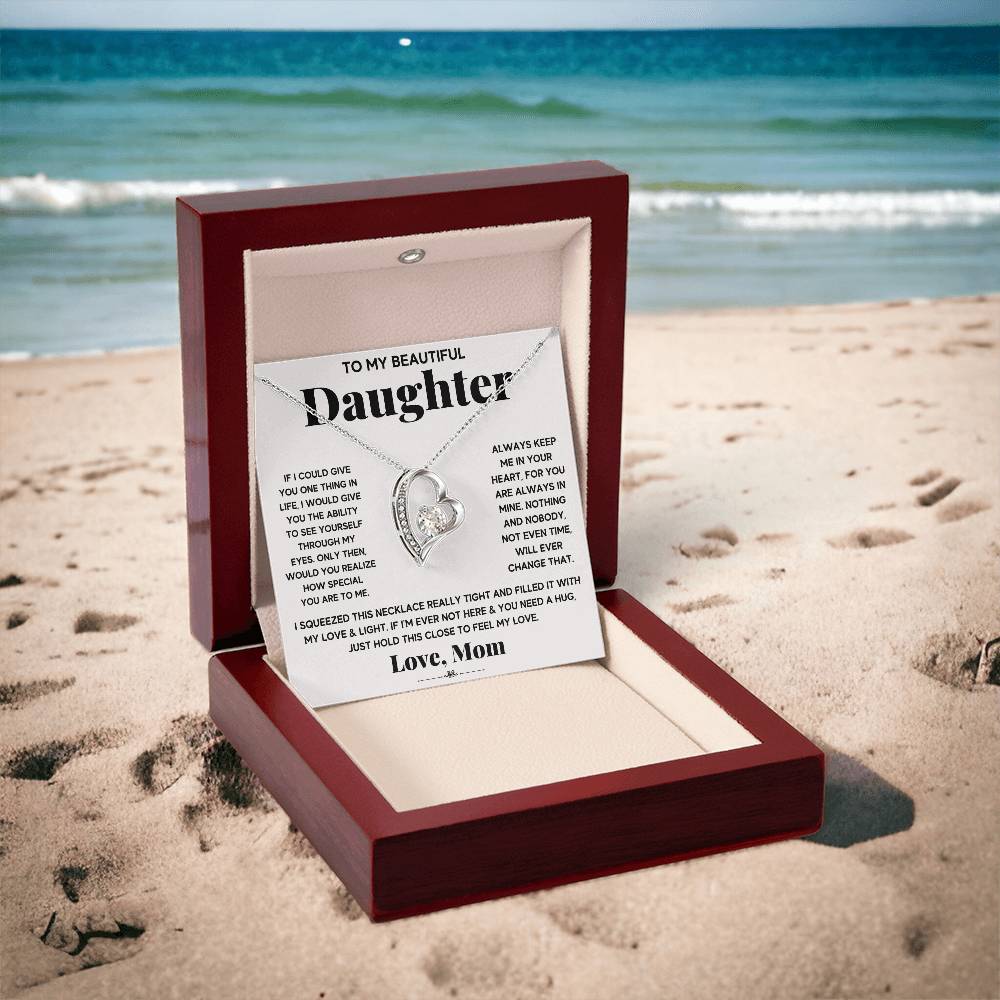 Forever Love Necklace for Daughter - Love, Mom - Special