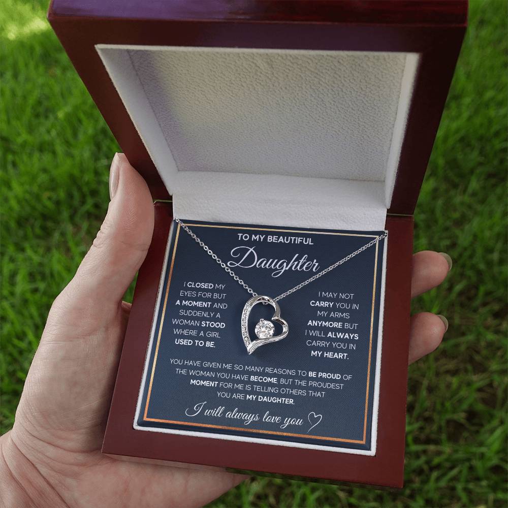 Forever Love Necklace for Daughter - Always
