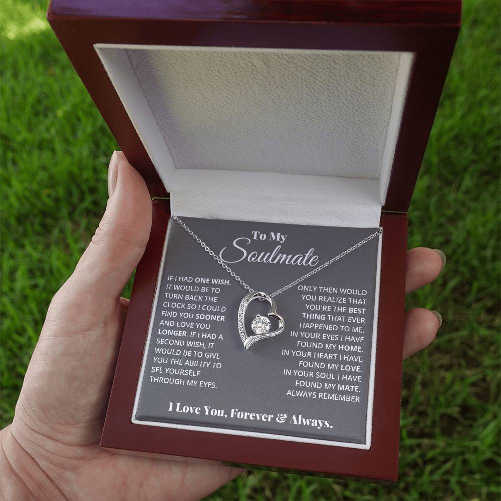 Forever Love Necklace for Soulmate - Always