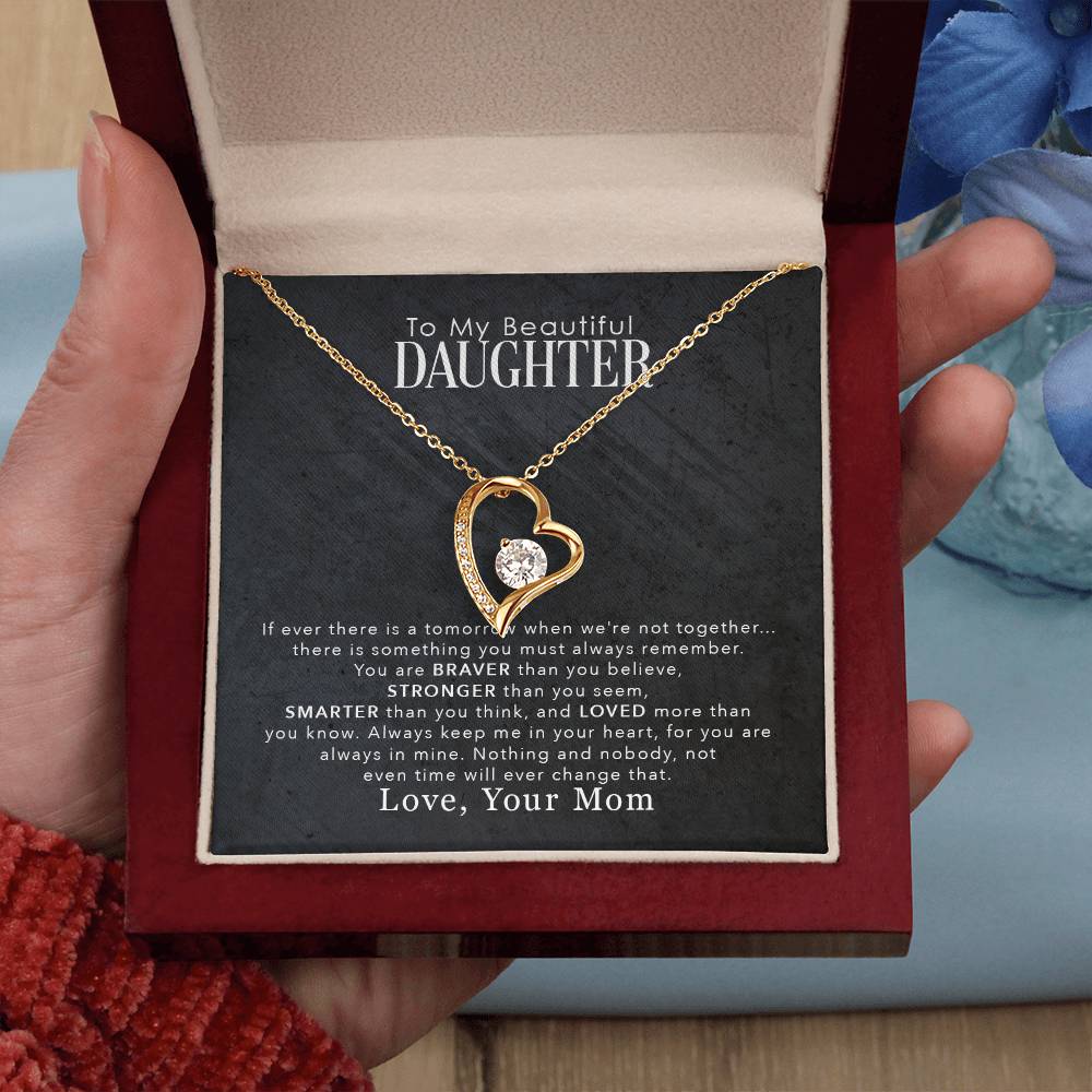 Forever Love Necklace for Daughter - Love, Mom - Tomorrow