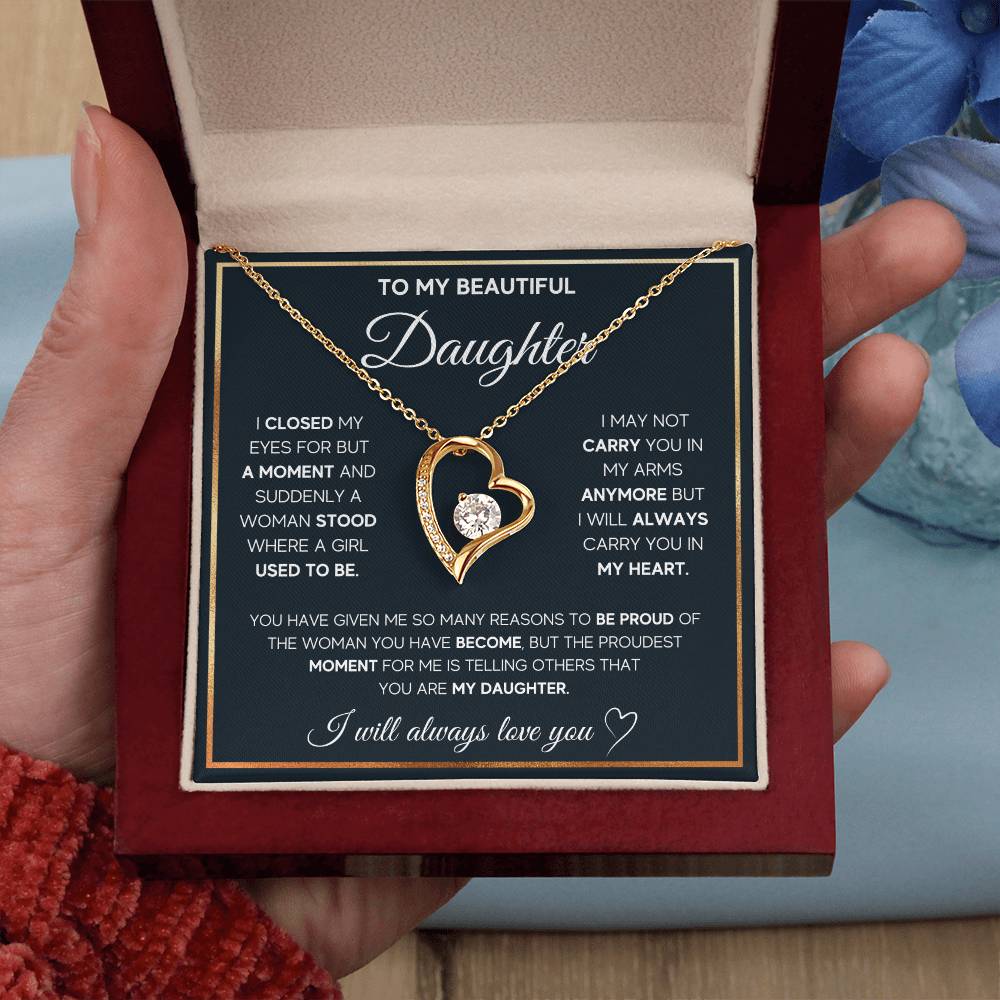Forever Love Necklace for Daughter - Always