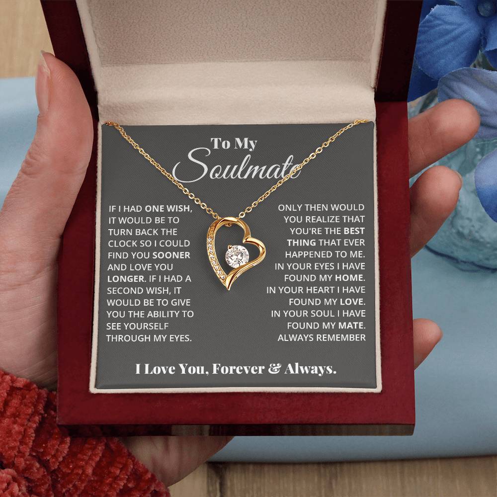 Forever Love Necklace for Soulmate - Always