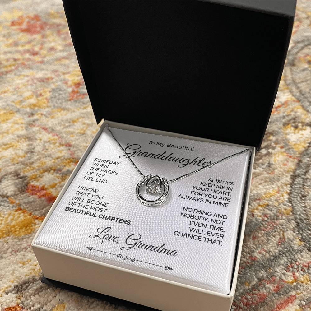 Personalized Lucky Love Necklace for Granddaughter - Beautiful Chapters
