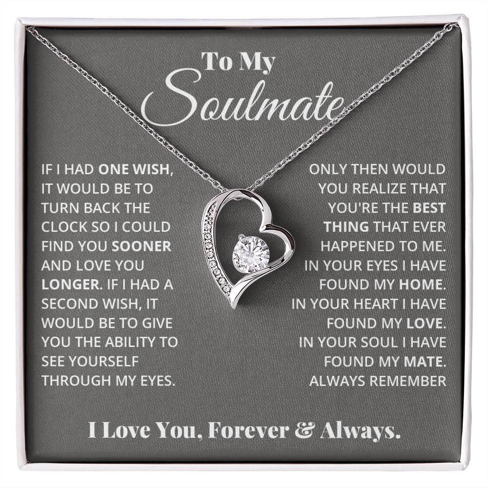 Forever Love Necklace for Soulmate - Always