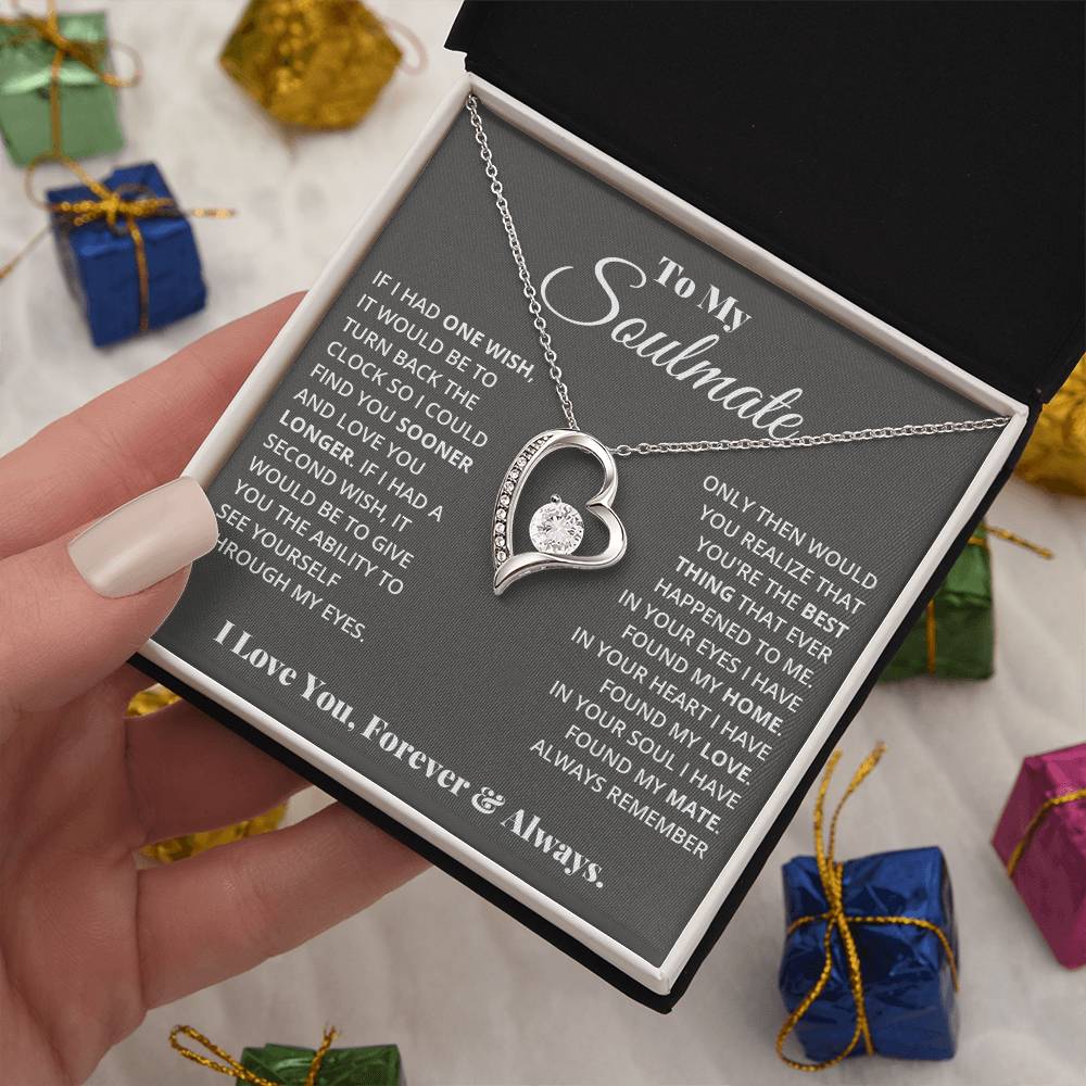 Forever Love Necklace for Soulmate - Always