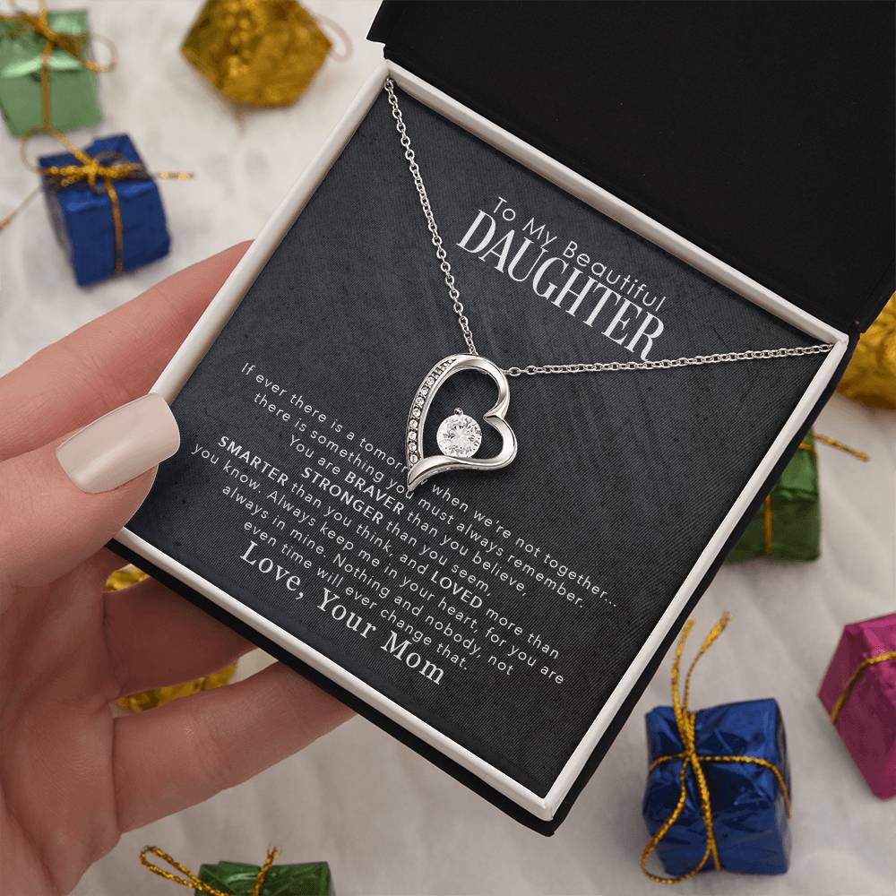 Forever Love Necklace for Daughter - Love, Mom - Tomorrow