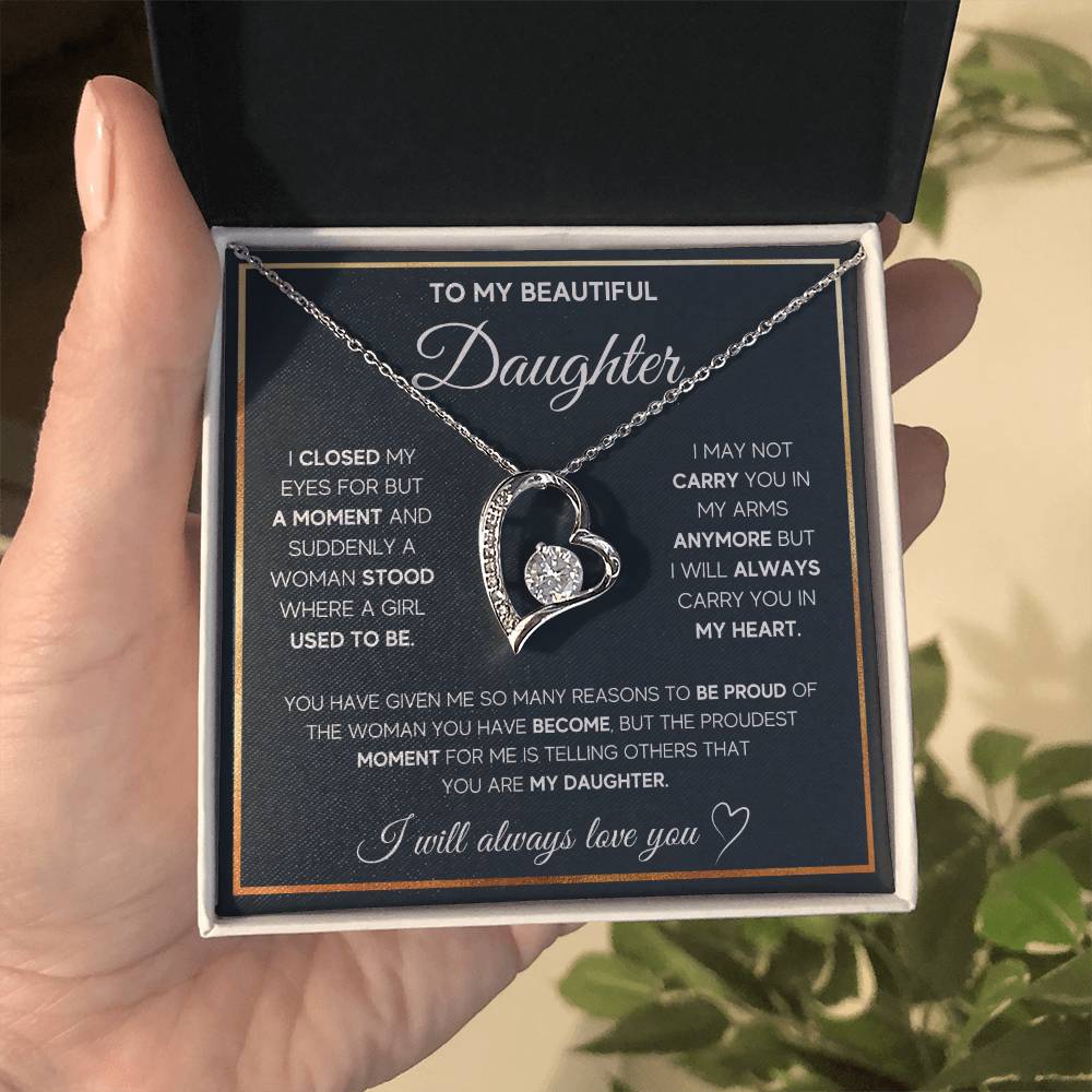 Forever Love Necklace for Daughter - Always