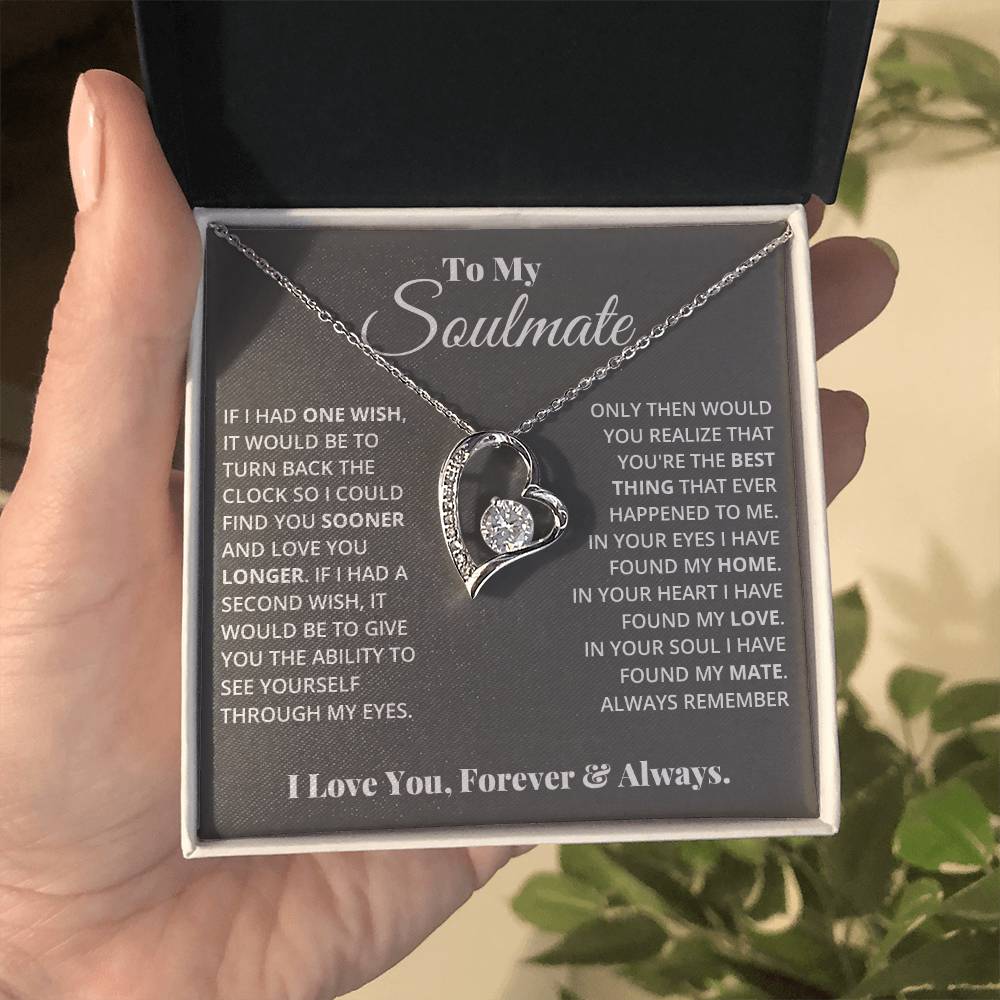 Forever Love Necklace for Soulmate - Always