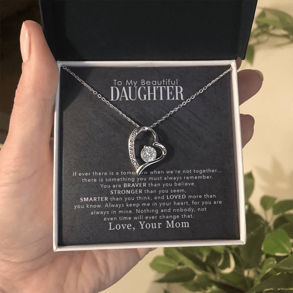 Forever Love Necklace for Daughter - Love, Mom - Tomorrow