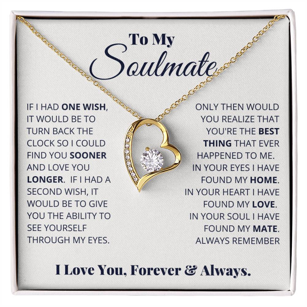 Forever Love Necklace for Soulmate - Forever
