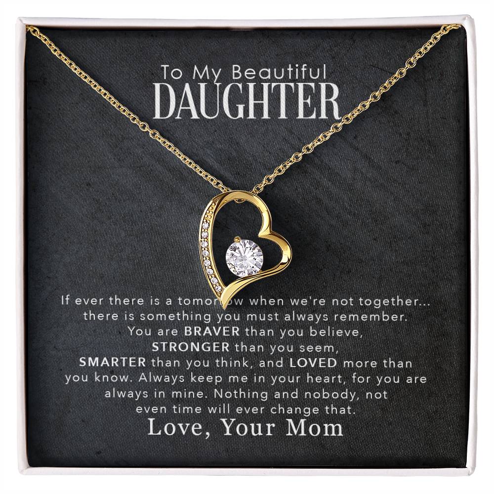 Forever Love Necklace for Daughter - Love, Mom - Tomorrow