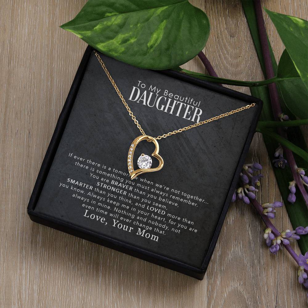 Forever Love Necklace for Daughter - Love, Mom - Tomorrow