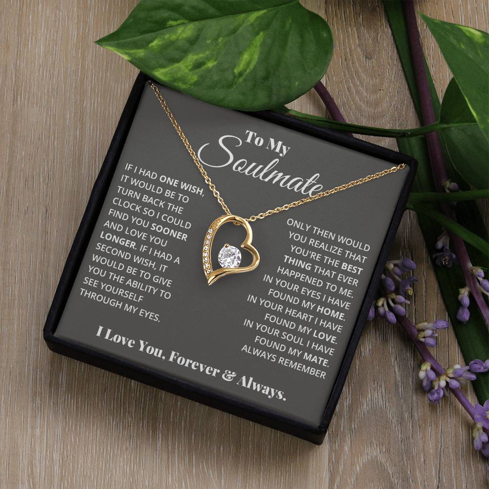 Forever Love Necklace for Soulmate - Always