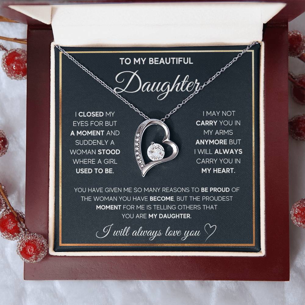 Forever Love Necklace for Daughter - Always