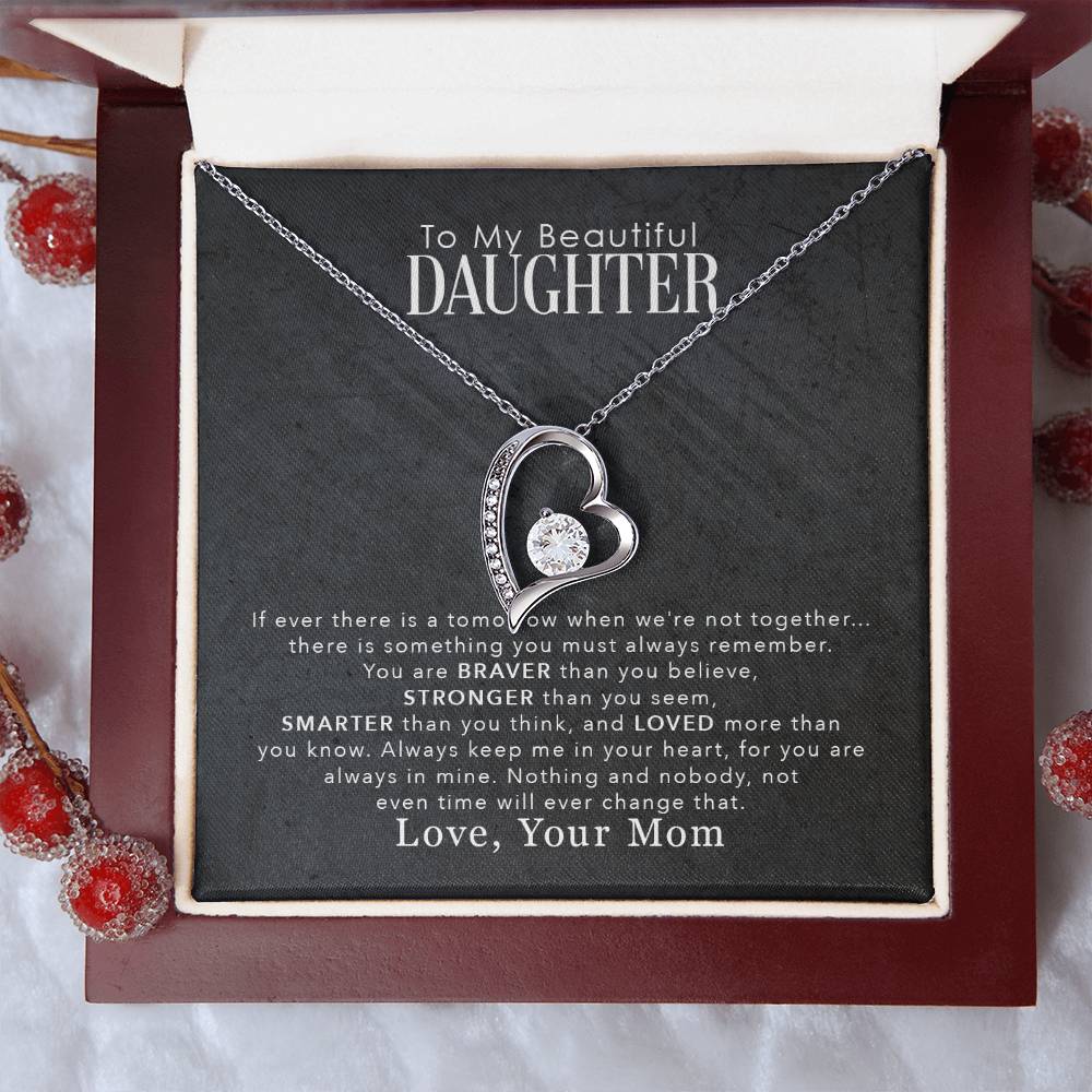 Forever Love Necklace for Daughter - Love, Mom - Tomorrow