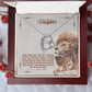 Forever Love Necklace for Daughter - Love, Dad - Old Lion