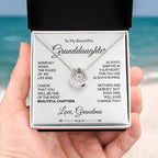 Personalized Lucky Love Necklace for Granddaughter - Beautiful Chapters