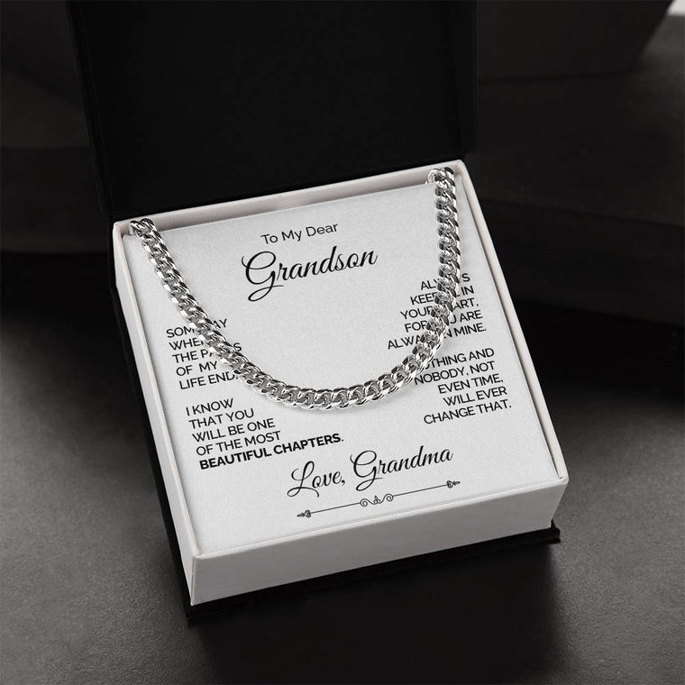 Message Gift necklace in gift box
