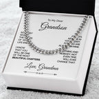 Personalized Cuban Link Chain for Grandson - Beautiful Chapters