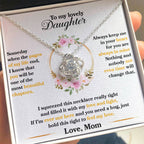 Love Knot Necklace for Daughter - Love, Mom - Beautiful Chapters