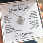 Personalized Love Knot Necklace for Granddaughter - Beautiful Chapters