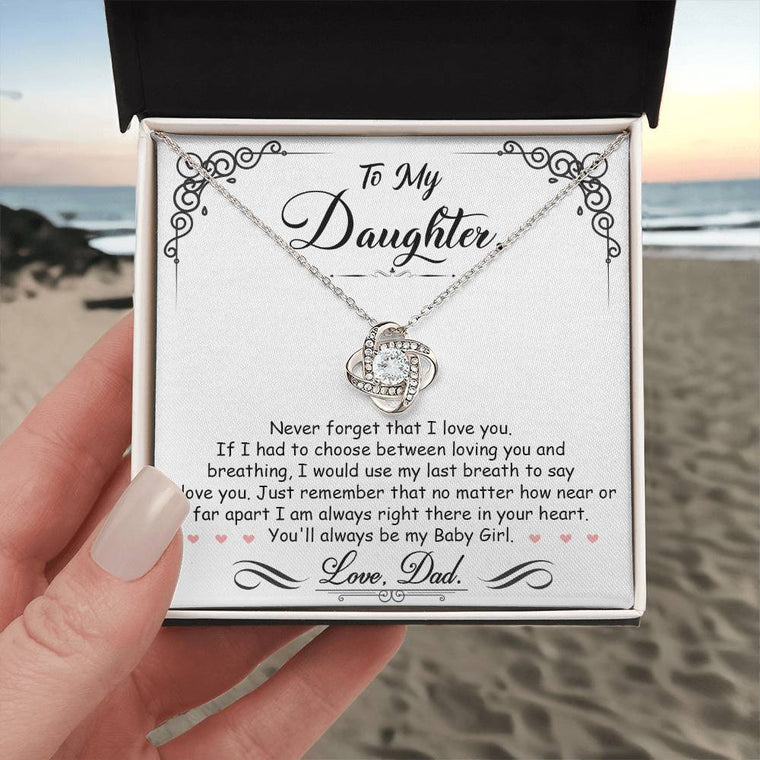 Message Gift necklace in gift box