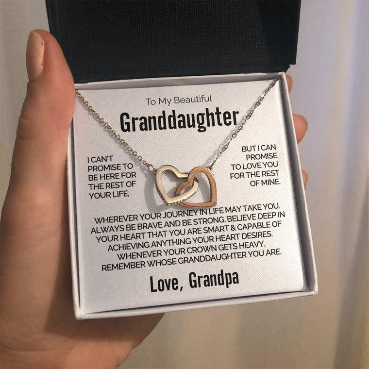 Message Gift necklace in gift box