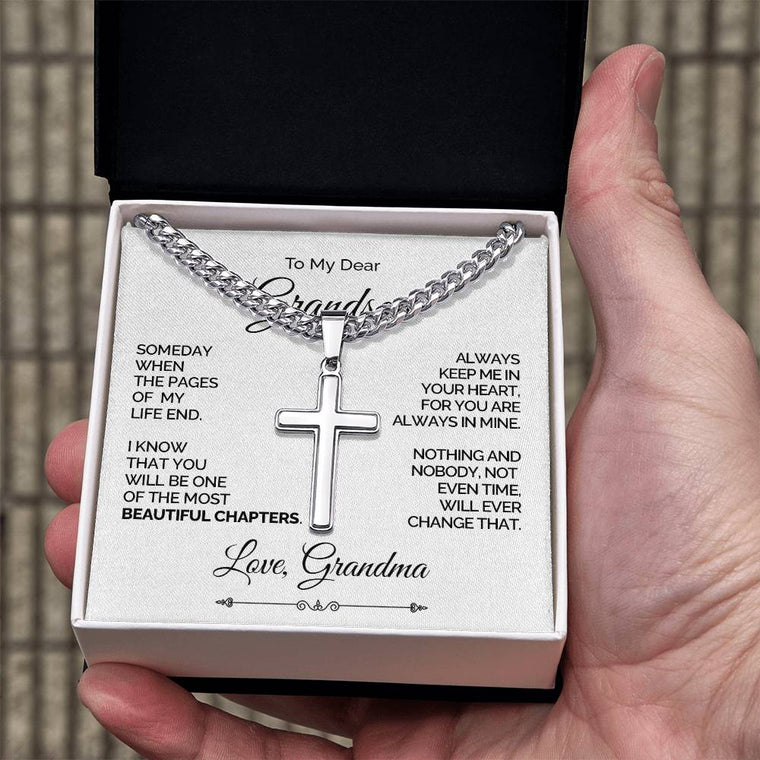 Message Gift necklace in gift box