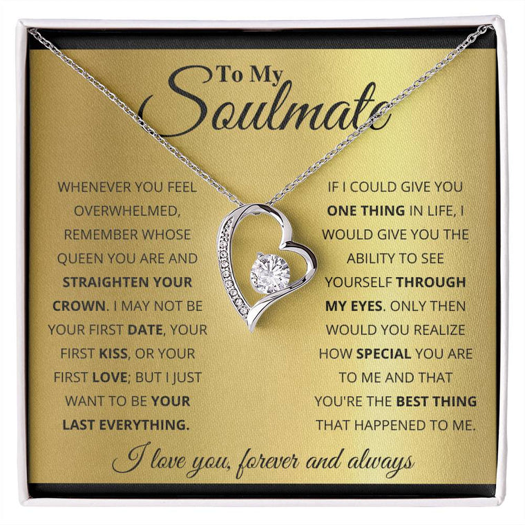 Message Gift necklace in gift box