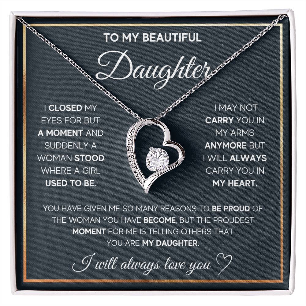 Forever Love Necklace for Daughter - Always