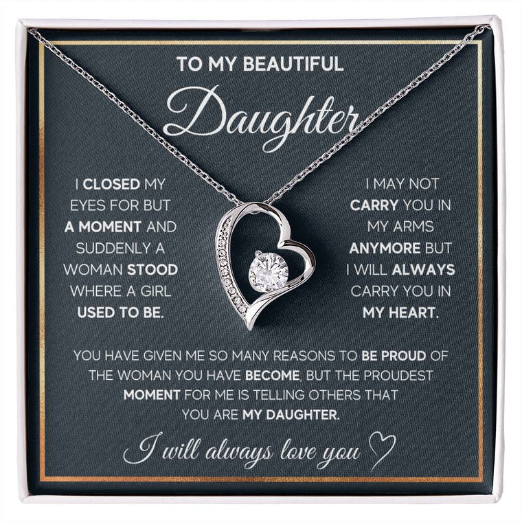 Message Gift necklace in gift box