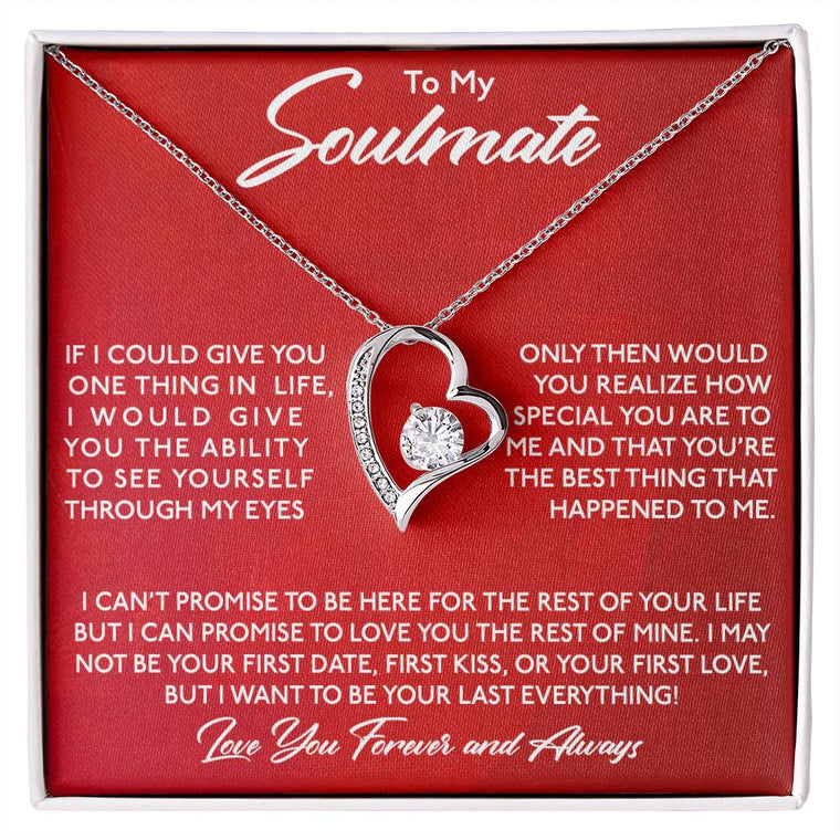 Message Gift necklace in gift box