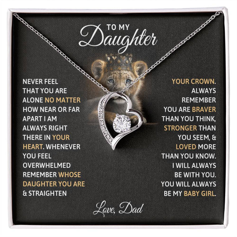 Message Gift necklace in gift box