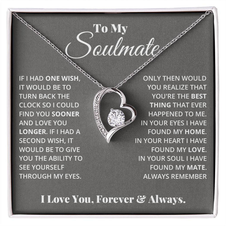 Message Gift necklace in gift box