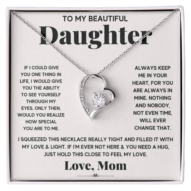 Message Gift necklace in gift box