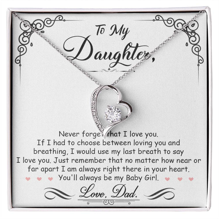 Message Gift necklace in gift box