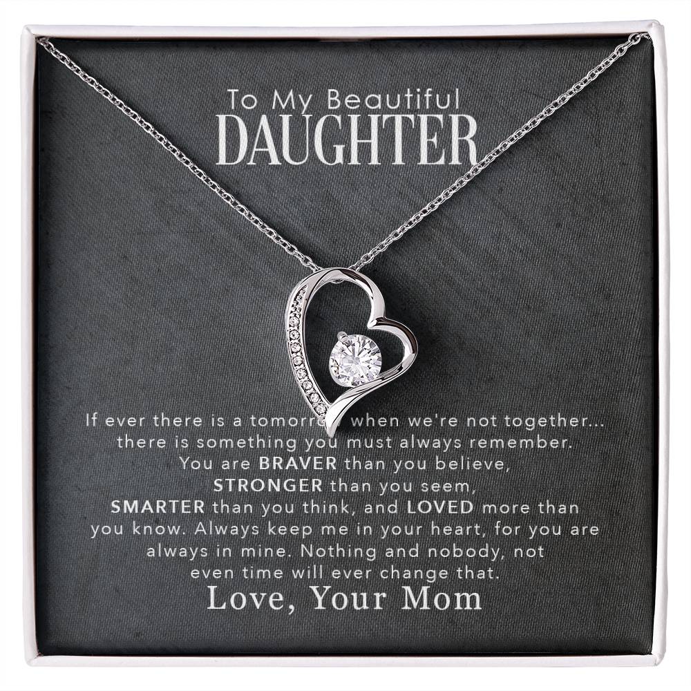 Forever Love Necklace for Daughter - Love, Mom - Tomorrow