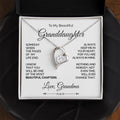 Personalized Heart Necklace for Granddaughter - Beautiful Chapters