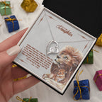Forever Love Necklace for Daughter - Love, Dad - Old Lion