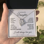 Personalized Heart Necklace for Daughter - Beautiful Chapters
