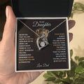 Forever Love Necklace for Daughter - Love, Dad - Crown