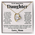 Forever Love Necklace for Daughter - Love, Mom - Special