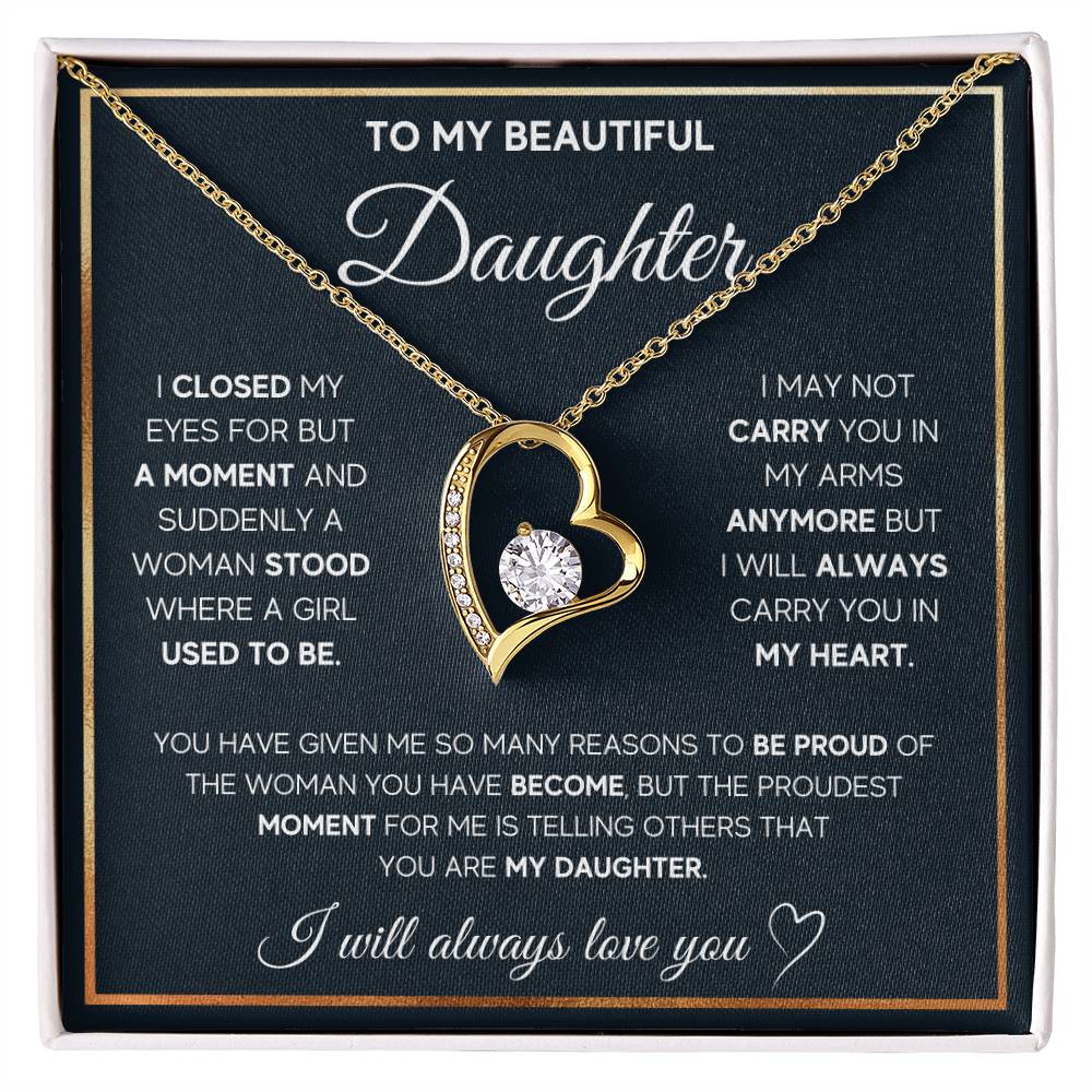 Forever Love Necklace for Daughter - Always