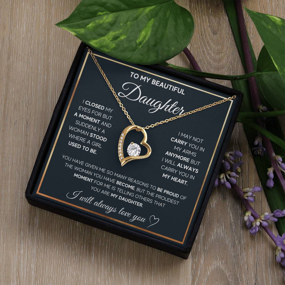 Forever Love Necklace for Daughter - Always